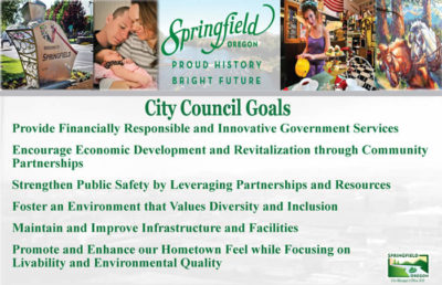 City Council Goals - see following text