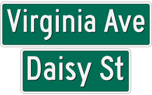 Virginia-Daisy Street Signs