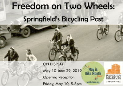 Springfield's Bicycling Past Museum Exhibit Poster