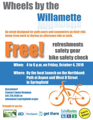 Wheels by the Willamette flyer for October 4, 2019